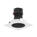 Nora NPR-4SNDC 4" Pearl 10W LED Square Retrofit Reflector with Round Aperture, 1150 Lumens, 120V - Black Reflector / Warm White Flange