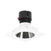 Nora NPR-4SNDCCDX 4" Pearl 10W LED Square Retrofit Reflector with Round Aperture, Comfort Dim, 700 Lumens, 120V - Specular Clear Reflector/ Bright White Flange