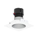 Nora NPR-4SNDC 4" Pearl 10W LED Square Retrofit Reflector with Round Aperture, 1150 Lumens, 120V - Haze Reflector/ Bright White Flange