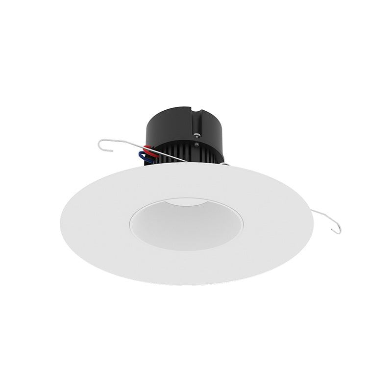 Nora NPR-56RNDCCDX 5"/6" Pearl 10W LED Round Retrofit Reflector with Round Aperture, Comfort Dim, 700 Lumens, 120V - Warm White