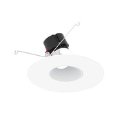 Nora NPR-56RSLA 5"/6" Pearl 10W LED Round Adjustable Slot Retrofit, 1000 Lumens, 120V - Bright White