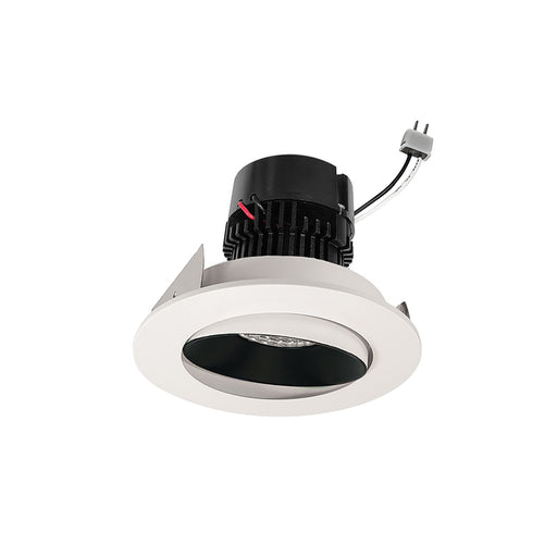 Nora NPRLV-4RC 4" Pearl 11W LED Round Adjustable Cone Retrofit, 1200 Lumens, 12V - Black / White