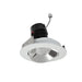 Nora NPRLV-4RC 4" Pearl 11W LED Round Adjustable Cone Retrofit, 1200 Lumens, 12V - Specular Clear / Matte Powder White