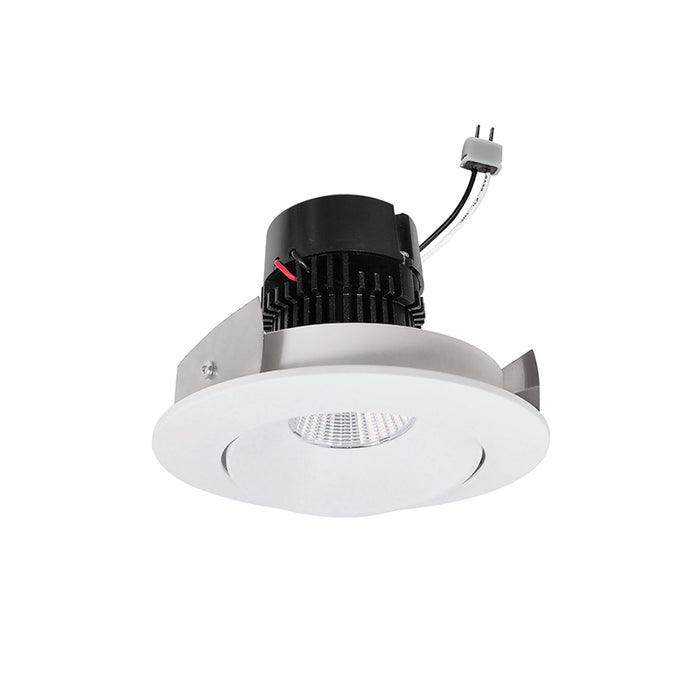 Nora NPRLV-4RC 4" Pearl 11W LED Round Adjustable Cone Retrofit, 1200 Lumens, 12V - Matte Powder White