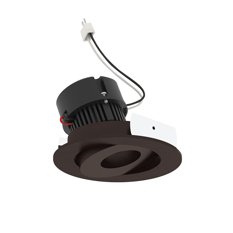 Nora NPRLV-4RG 4" Pearl 10W LED Round Adjustable Gimbal Retrofit, 1050 Lumens, 12V