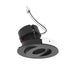 Nora NPRLV-4RGCDX 4" Pearl 10W LED Round Adjustable Gimbal Retrofit, Comfort Dim, 600 Lumens, 12V - Black