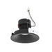 Nora NPRLV-4RNB 4" Pearl 10W LED Round Bullnose Retrofit, 1250 Lumens, 12V - Black