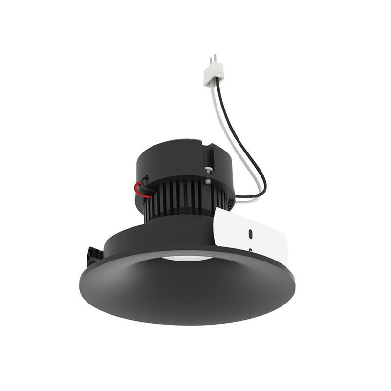 Nora NPRLV-4RNBCDX 4" Pearl 10W LED Round Bullnose Retrofit, Comfort Dim, 750 Lumens, 12V - Black