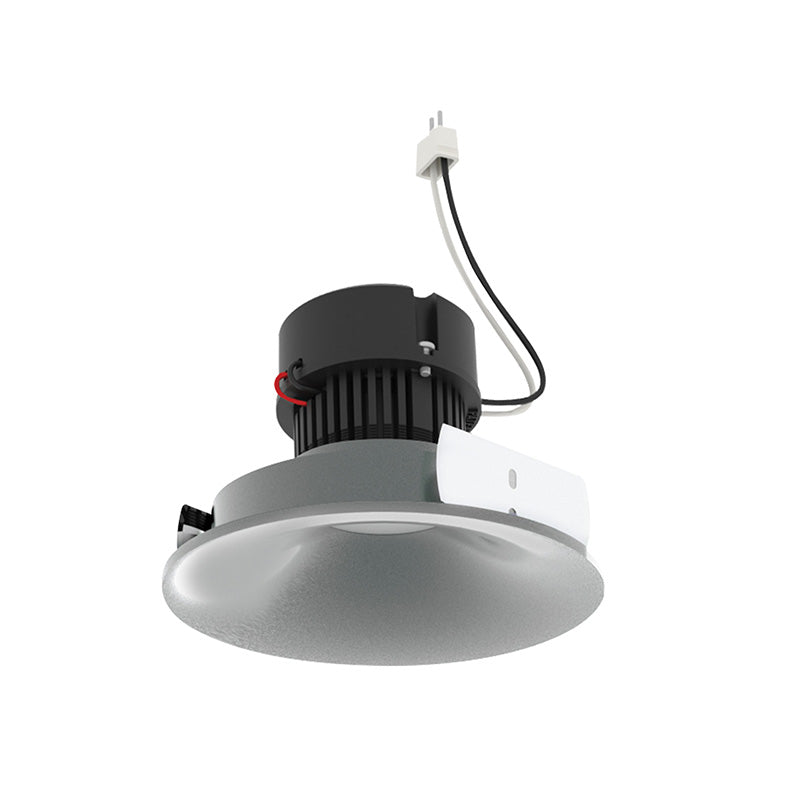 Nora NPRLV-4RNBCDX 4" Pearl 10W LED Round Bullnose Retrofit, Comfort Dim, 750 Lumens, 12V - Natural Metal