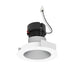 Nora NPRLV-4RNDCCDX 4" Pearl 10W LED Round Retrofit Reflector with Round Aperture, Comfort Dim, 700 Lumens, 12V - Haze Reflector / Bright White Flange