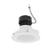 Nora NPRLV-4RNDCCDX 4" Pearl 10W LED Round Retrofit Reflector with Round Aperture, Comfort Dim, 700 Lumens, 12V - Warm White Reflector / Warm White Flange