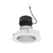 Nora NPRLV-4RNDC 4" Pearl 10W LED Round Retrofit Reflector with Round Aperture, 1150 Lumens, 12V - Haze Reflector / Warm White Flange