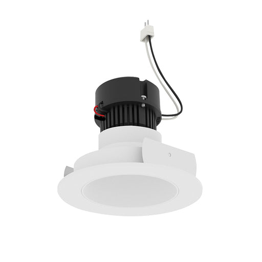 Nora NPRLV-4RNDC 4" Pearl 10W LED Round Retrofit Reflector with Round Aperture, 1150 Lumens, 12V - Warm White Reflector / Warm White Flange