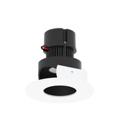 Nora NPRLV-4RPHACDX 4" Pearl 10W LED Round Adjustable Pinhole Retrofit, Comfort Dim, 550 Lumens, 12V - Black / Matte Powder White