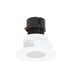 Nora NPRLV-4RPHA 4" Pearl 10W LED Round Adjustable Pinhole Retrofit, 950 Lumens, 12V - Matte Powder White