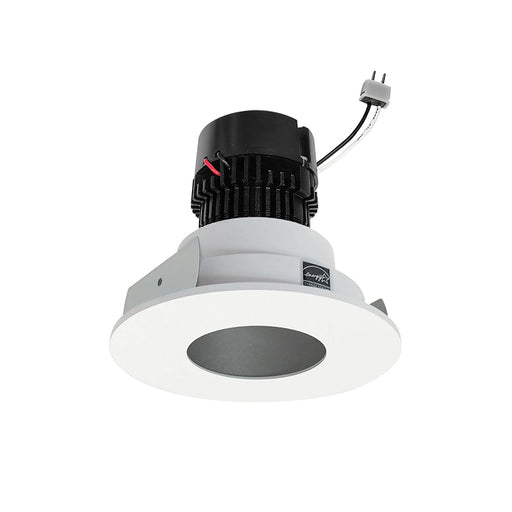 Nora NPRLV-4RPH 4" Pearl 10W LED Round Fixed Pinhole Retrofit, 950 Lumens, 12V - Haze / Matte Powder White