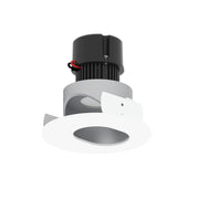 Nora NPRLV-4RSLCDX 4" Pearl 10W LED Round Adjustable Slot Aperture Retrofit, Comfort Dim, 550 Lumens, 12V - Haze / Matte Powder White