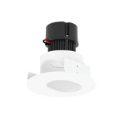 Nora NPRLV-4RSL 4" Pearl 10W LED Round Adjustable Slot Aperture Retrofit, 950 Lumens, 12V - Matte Powder White