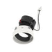 Nora NPRLV-4RTLA 4" Pearl 10W LED Round Trimless Adjustable Retrofit, 1150 Lumens, 12V - Black Adjustable / Warm White Reflector