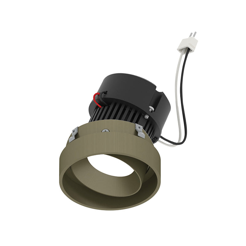 Nora NPRLV-4RTLA 4" Pearl 10W LED Round Trimless Adjustable Retrofit, 1150 Lumens, 12V - Champagne Haze
