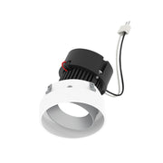 Nora NPRLV-4RTLA 4" Pearl 10W LED Round Trimless Adjustable Retrofit, 1150 Lumens, 12V - Haze Adjustable / Bright White Reflector