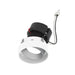 Nora NPRLV-4RTLA 4" Pearl 10W LED Round Trimless Adjustable Retrofit, 1150 Lumens, 12V - Haze Adjustable / Bright White Reflector