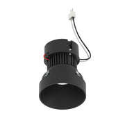 Nora NPRLV-4RTLNDC 4" Pearl 10W LED Round Trimless Retrofit Downlight, 1150 Lumens, 12V - Black