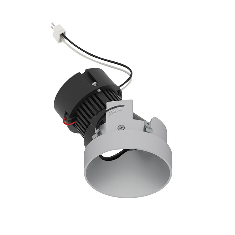 Nora NPRLV-4RTSLA 4" Pearl 10W LED Round Trimless Adjustable Slot Retrofit, 1050 Lumens, 12V - Haze