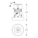 Nora NPRLV-4RTSLA 4" Pearl 10W LED Round Trimless Adjustable Slot Retrofit, 1050 Lumens, 12V