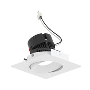 Nora NPRLV-4SC 4" Pearl 10W LED Square Adjustable Cone Retrofit, 1250 Lumens, 12V - Warm White