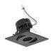 Nora NPRLV-4SG 4" Pearl 10W LED Square Adjustable Gimbal Retrofit, 1050 Lumens, 12V - Black