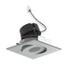 Nora NPRLV-4SG 4" Pearl 10W LED Square Adjustable Gimbal Retrofit, 1050 Lumens, 12V - Natural Meta