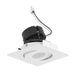 Nora NPRLV-4SG 4" Pearl 10W LED Square Adjustable Gimbal Retrofit, 1050 Lumens, 12V - Warm White
