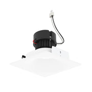 Nora NPRLV-4SNBCDX 4" Pearl 10W LED Square Bullnose Retrofit, Comfort Dim, 750 Lumens, 12V - Bright White