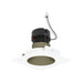 Nora NPRLV-4SNDC 4" Pearl 10W LED Square Retrofit Reflector with Round Aperture, 1150 Lumens, 12V - Champagne Haze Reflector/ Bright White Flange