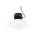 Nora NPRLV-4SNDSQCDX 4" Pearl 10W LED Square Retrofit Reflector with Square Aperture, Comfort Dim, 700 Lumens, 12V - Bright White Reflector / Bright White Flange