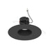 Nora NPRLV-56RNDCCDX 5"/6" Pearl 10W LED Round Retrofit Reflector with Round Aperture, Comfort Dim, 700 Lumens, 12V - Black