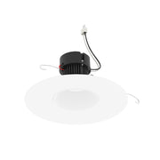 Nora NPRLV-56RNDC 5"/6" Pearl 10W LED Round Retrofit Reflector with Round Aperture, 1150 Lumens, 12V - Bright White