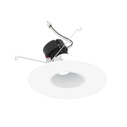 Nora NPRLV-56RSLACDX 5"/6" Pearl 10W LED Round Adjustable Slot Retrofit, Comfort Dim, 600 Lumens, 12V - Bright White