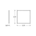 Nora NPTPSW-E22 2X2 LED Frame Light, Selectable Lumen & 3CCT, 120-277V