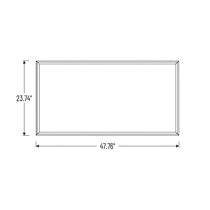 Nora NPTPSW-E24 2X4 LED Frame Light, Selectable Lumen & 3CCT, 120-277V