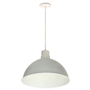 Nora NRLM-16 16" 48W LED RLM Shade, 120V/277V, Cable Mount - White/White