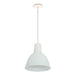 Nora NRLM-8  8" 30W RLM LED Shade, 120V/277V, Cable Mount - White/White