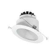 Nora NRM3-6S2 6" 16W Marquise III COB LED Sloped Reflector, 1200 Lumen - White/White