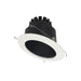 Nora NRM3-6S2 6" 11W Marquise III COB LED Sloped Baffle, 900 Lumen - Black/White