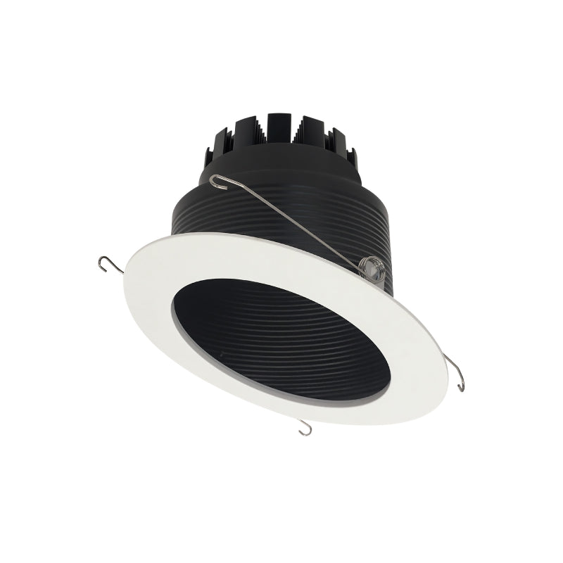 Nora NRM3-6S2 6" 16W Marquise III COB LED Sloped Baffle, 1200 Lumen - Black/White