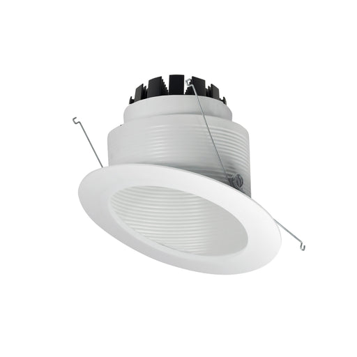 Nora NRM3-6S2 6" 11W Marquise III COB LED Sloped Baffle, 900 Lumen - White/White