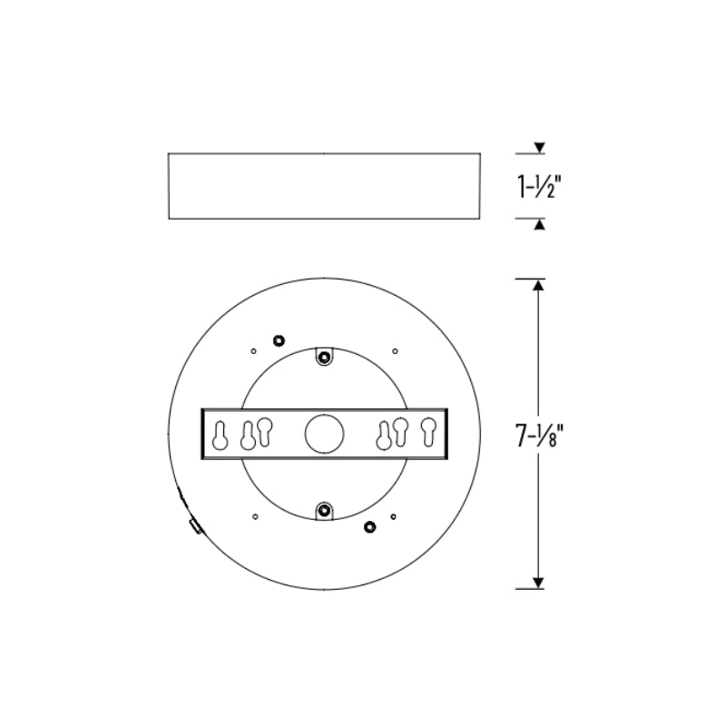 Nora NSEM-6ND Decorative Enclosure without Emergency Driver for 6" ELO & ELO+