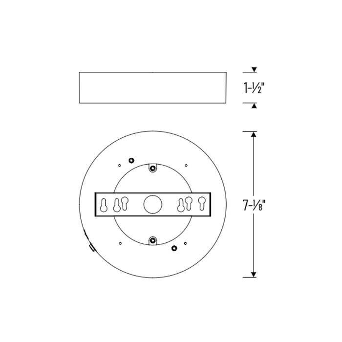 Nora NSEM-6ND Decorative Enclosure without Emergency Driver for 6" ELO & ELO+