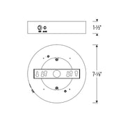 Nora NSEM-6WD Enclosure with Emergency Driver for 6" ELO & ELO+
